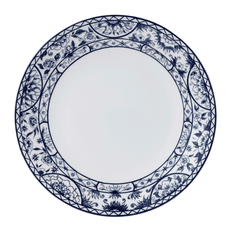 Victorias Garden Blue Dinner Plate (27cm) Royal Crown Derby