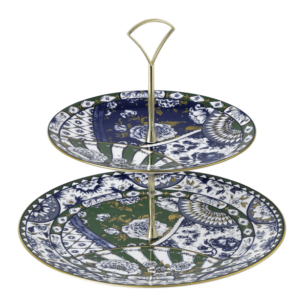 Victorias Garden Fine Bone China Cake Stand