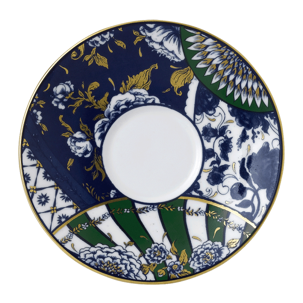 Victorias Garden Fine Bone China Tea Saucer