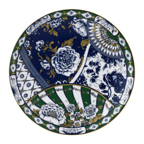 Victorias Garden Fine Bone China Salad Plate