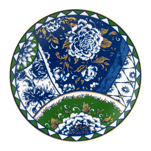 Victorias Garden Fine Bone China Side Plate
