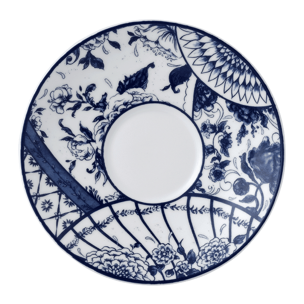 Victorias Garden Fine Bone China Tea Saucer