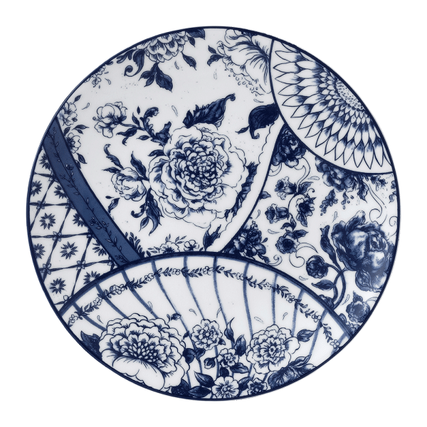 Victorias Garden Fine Bone China Salad Plate