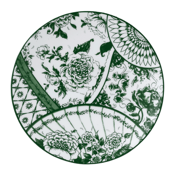 Victorias Garden Fine Bone China Salad Plate