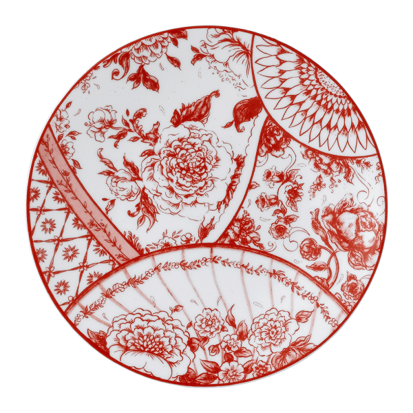 Victorias Garden Fine Bone China Salad Plate