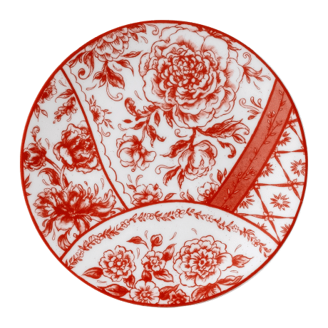 Victorias Garden Fine Bone China Side Plate
