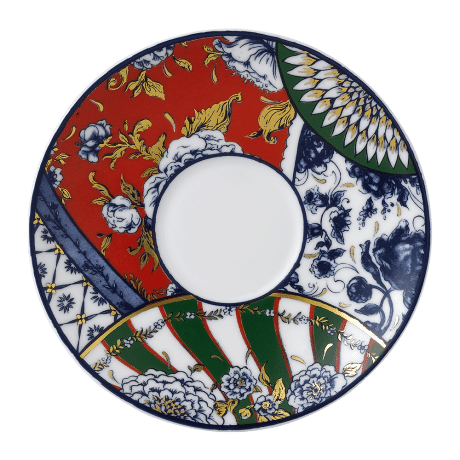 Victorias Garden Fine Bone China Tea Saucer