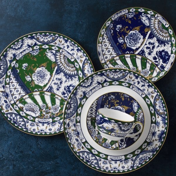 Victorias Garden fine bone china place setting