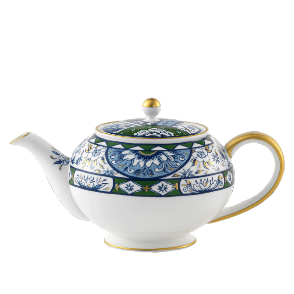 Victorias Garden Fine Bone China Teapot