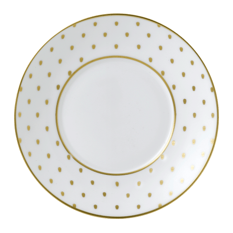 Fine bone china white and gold coffee suacer