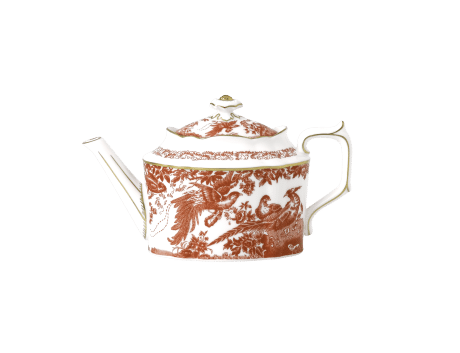 Aves Red Fine Bone China Teapot