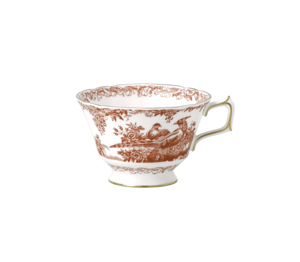 Aves Red Fine Bone China Breakfast Cup