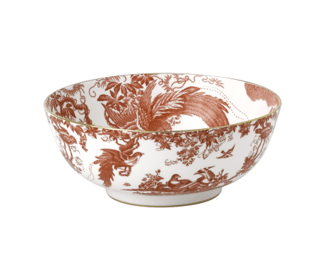 Aves Red Fine Bone China Salad Bowl
