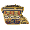 Fine bone china paperweight vardo wagon