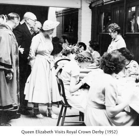 Queen Elizabeth II Visiting Royal Crown Derby