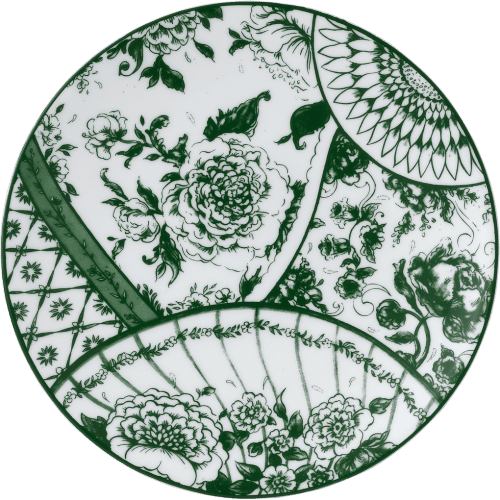 Victorias Garden fine bone china salad plate