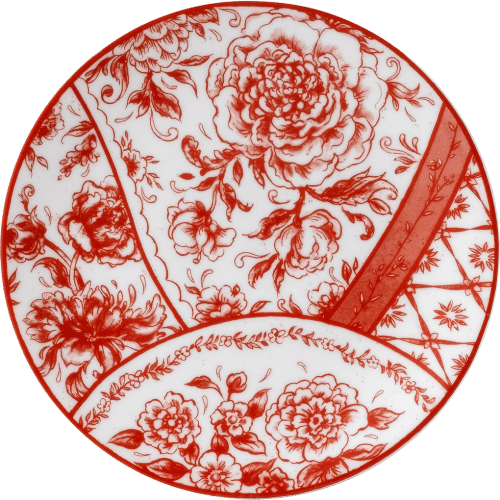 Victorias Garden fine bone china side plate