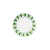 Calypso Green and White Fine Bone China side plate