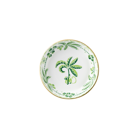 Calypso Green and White Fine Bone China Tray