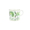 Calypso Green and White Fine Bone China Coffee Saucer
