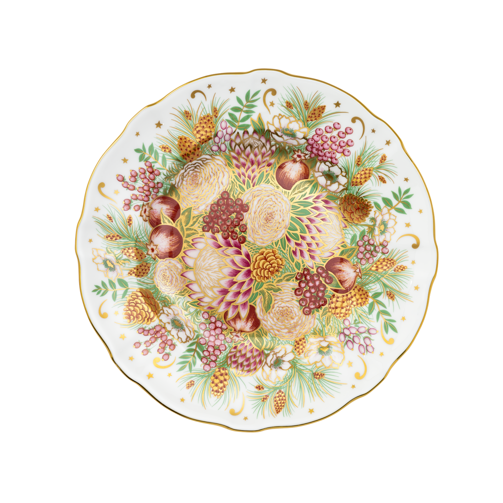 Holiday Bouquet Accent Plate