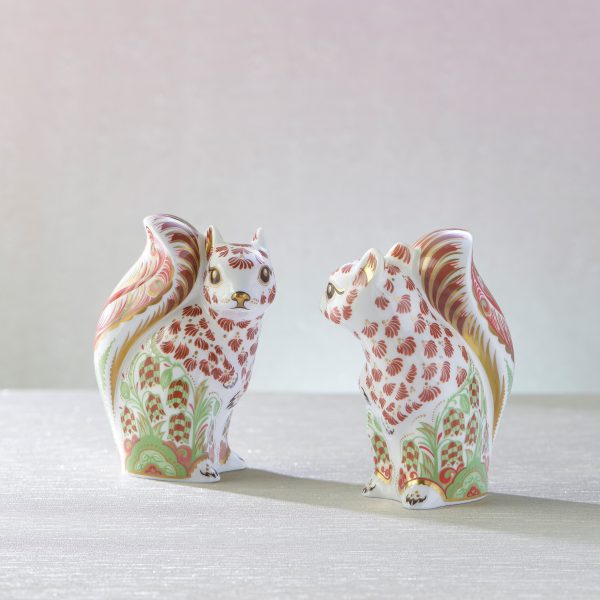 fine bone china squirrel paperweight