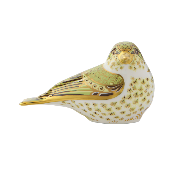 Fine bone china bird paperweight chiff chaff