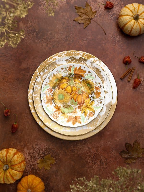Thanksgiving Halloween Accent Plate