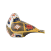 Old Imari Solid Gold Band Goldfinch Paperweigh