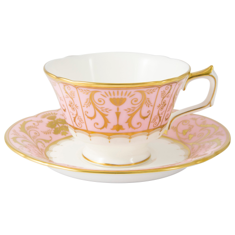 Harlequin Fine Bone China teacup and saucer giftset