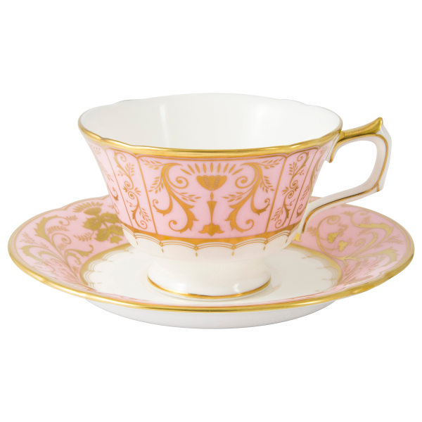 Harlequin Fine Bone China teacup and saucer giftset