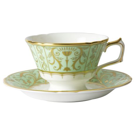 Harlequin Fine Bone China teacup and saucer giftset