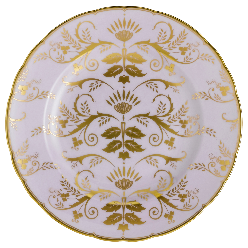 Harlequin Lavender Salad Plate (21cm) - Royal Crown Derby