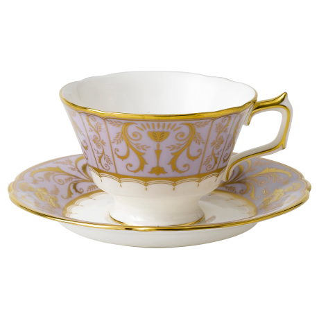 Harlequin Fine Bone China teacup and saucer giftset