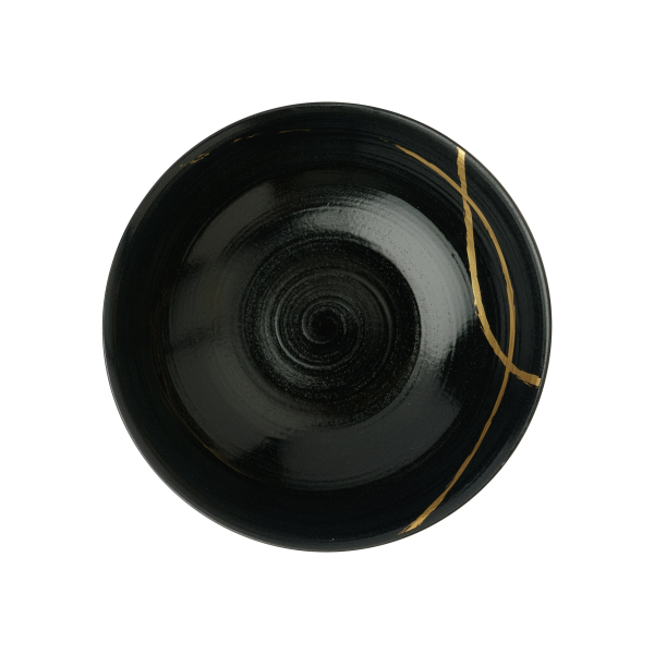Sketch Black and Gold Fine Bone China Tableware coupe bowl