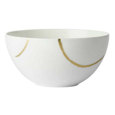 Sketch White and Gold Fine Bone China Tableware bowl