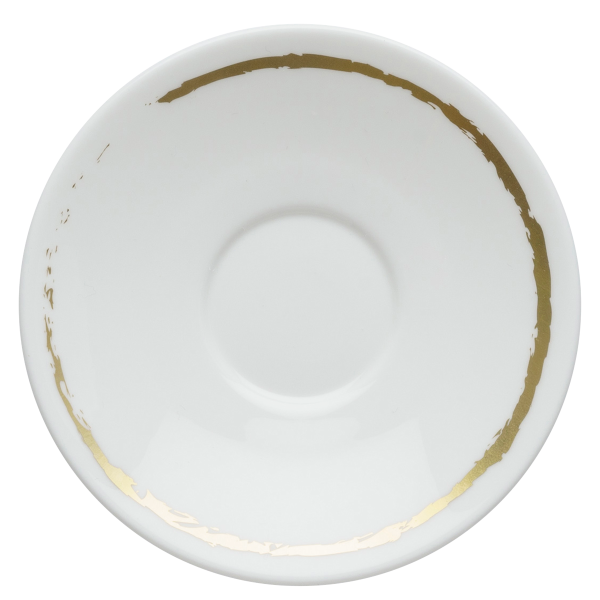 Sketch White and Gold Fine Bone China Tableware tea saucer