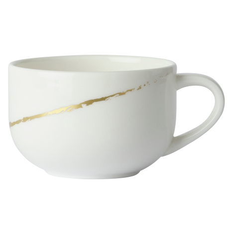 Sketch White and Gold Fine Bone China Tableware tea cup