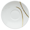 Sketch White and Gold Fine Bone China Tableware tea saucer