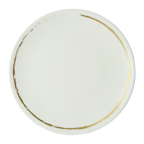 Sketch White and Gold Fine Bone China Tableware 27cm dinner plate