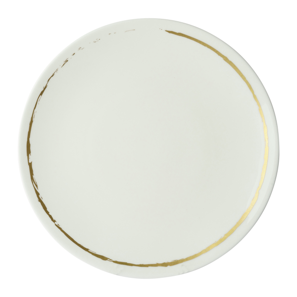 Sketch White and Gold Fine Bone China Tableware 27cm dinner plate