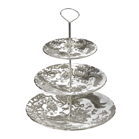 Aves Palladium Three Tier Cake Stand (34cm) Product Image