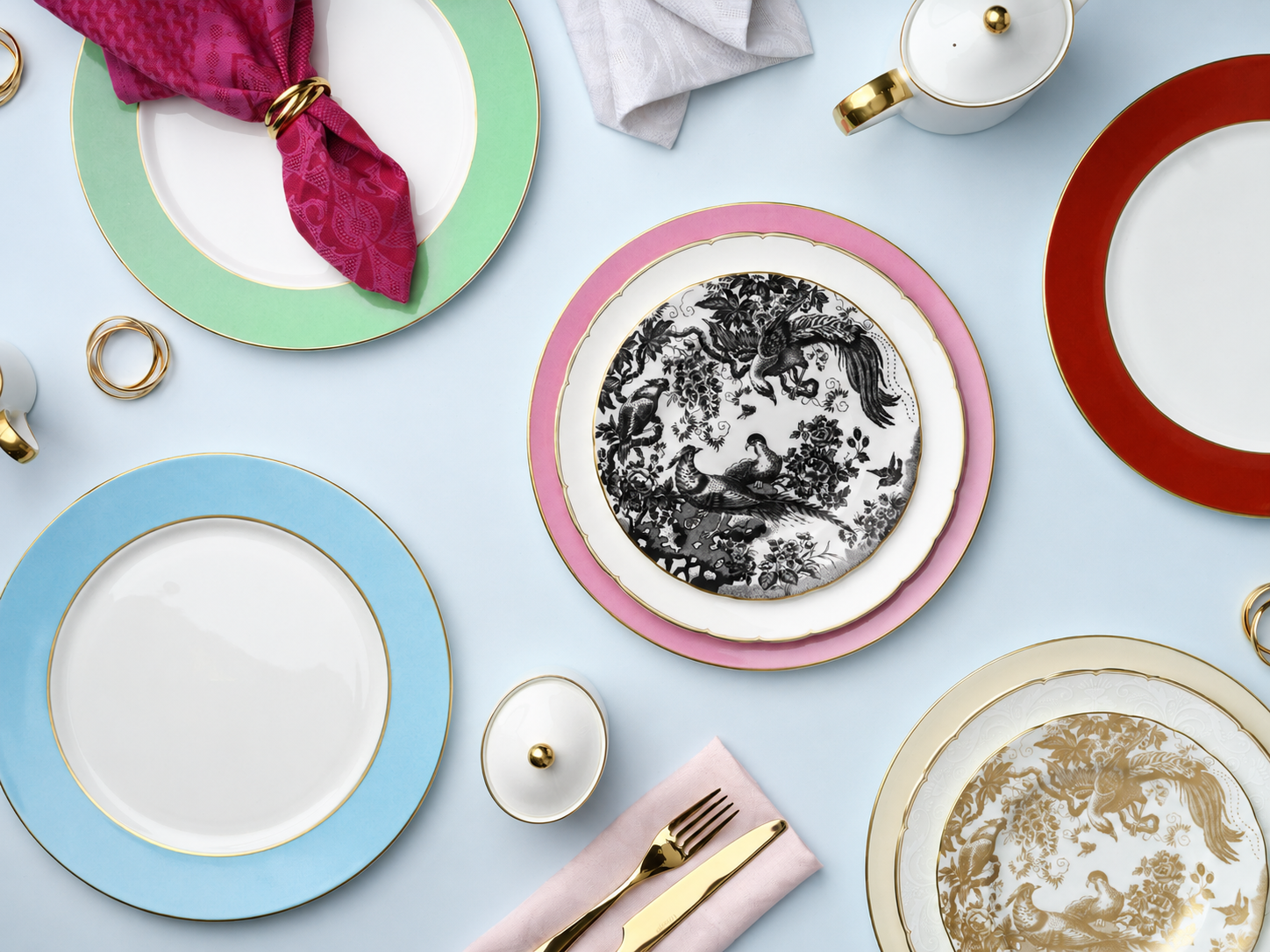 Aves Accent Plates - Landscape