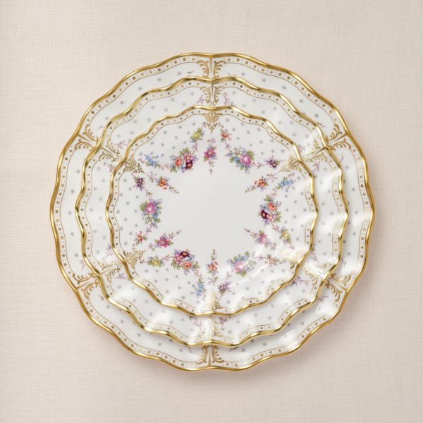 Royal Antoinette Bread and Butter Plate (25cm) - Royal Crown Derby